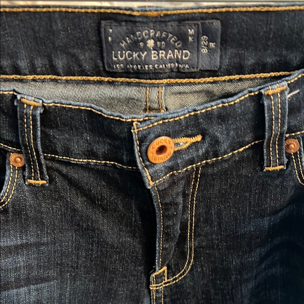 Lucky Brand Mid Rise Dark Wash Jeans